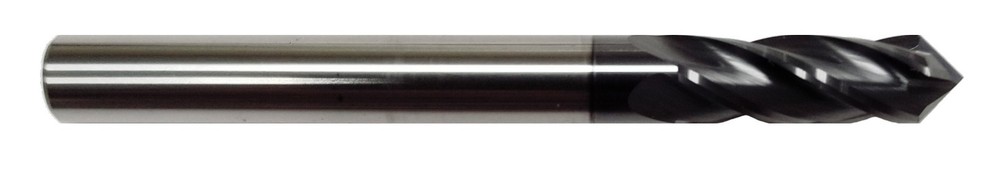 1/2" Solid Carbide Drill Mill – 4 Flute 90 Degree Included Angle TiAlN Coated