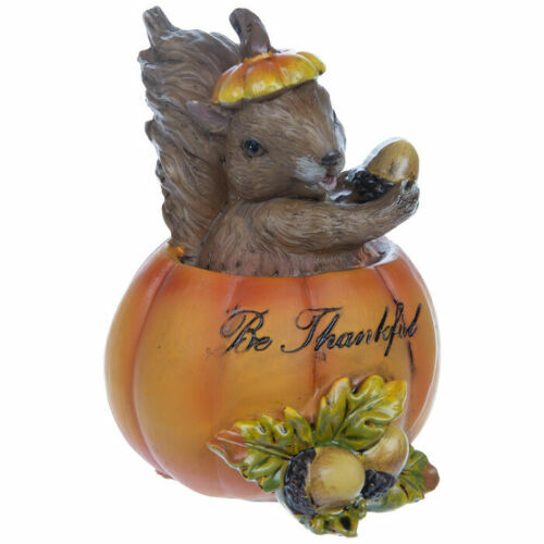 Be Thankful Squirrel & Pumpkin