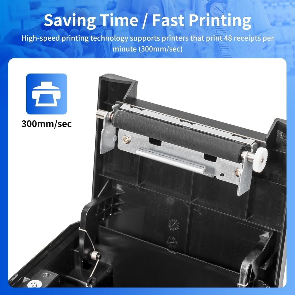 NetumScan Thermal Receipt Printer Model NS8360L with Auto Cutter