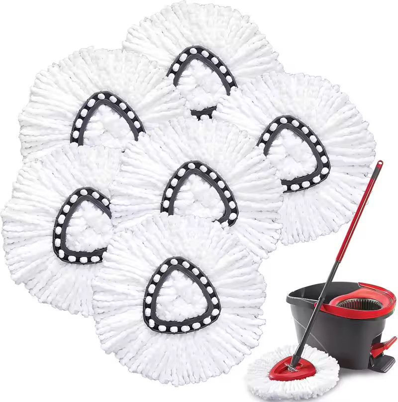 3pcs Microfiber MOP Head Replacement For O-Cedar Easy Wring Spin Mop Easy Refill