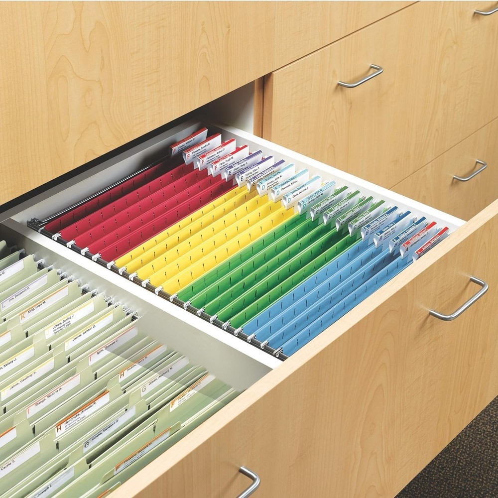 Adjustable Hanging File Frame, Heavy Duty Steel, 2-Pack Gray