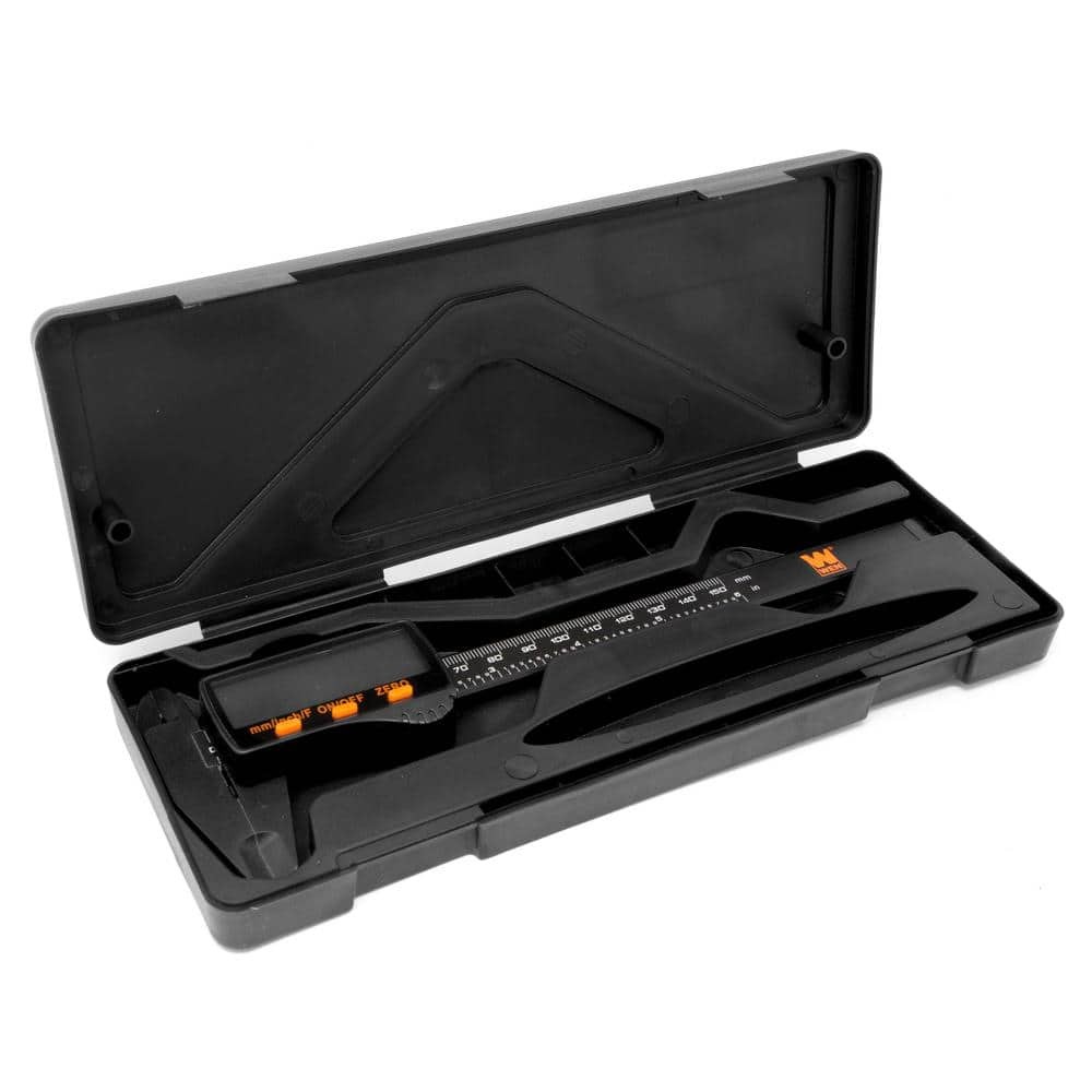 6.1 in. Electronic Digital Caliper with LCD Readout and Storage Case