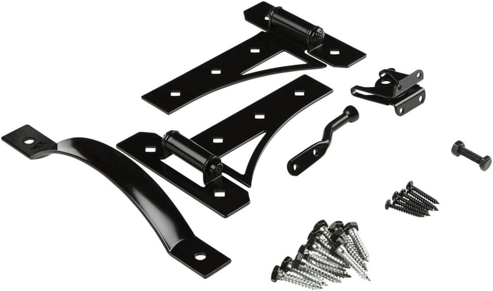 Transitional Gate Kit N109-314 with Gate Latch, Gate Hinges, and Gate Pull