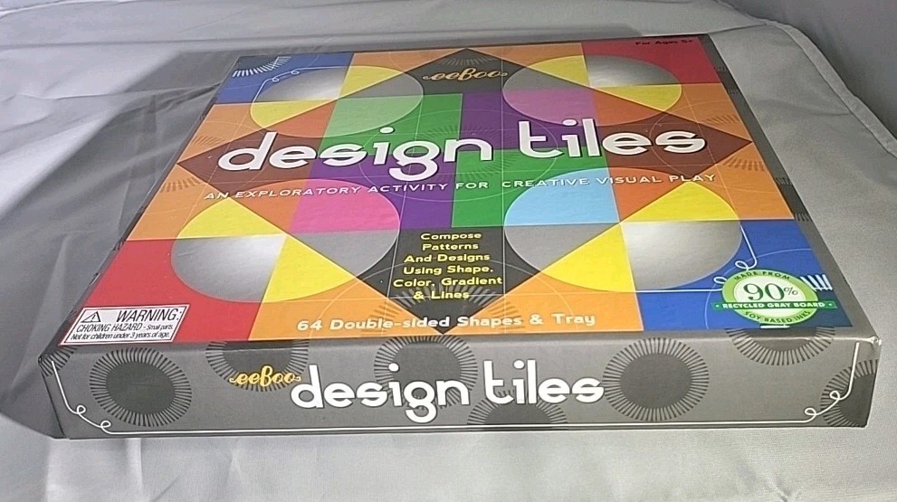 eeBoo Design Tiles An Exploratory Activity for Creative Visual Play NEW