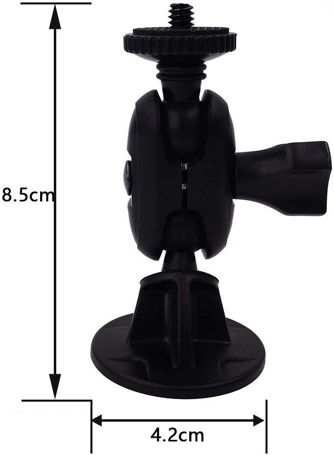 CH01C 1/4" Thread Camera Mount Holder Mini Adhesive 16mm Base - 3M