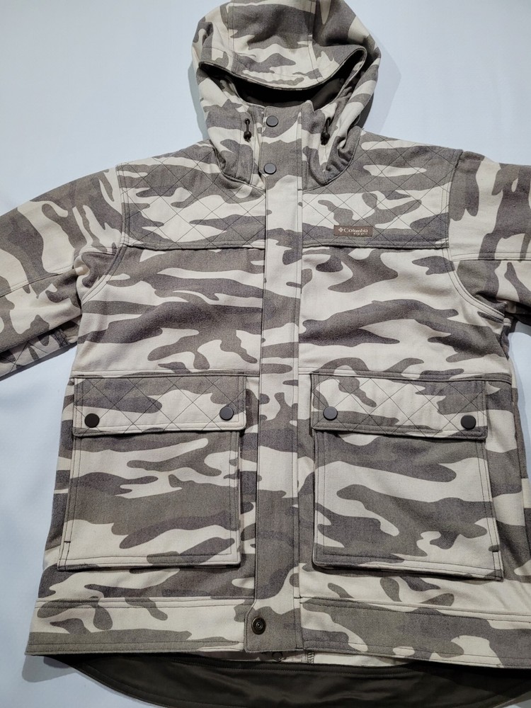 Columbia PHG Wool Blend Jacket Outfitter Camo Medium