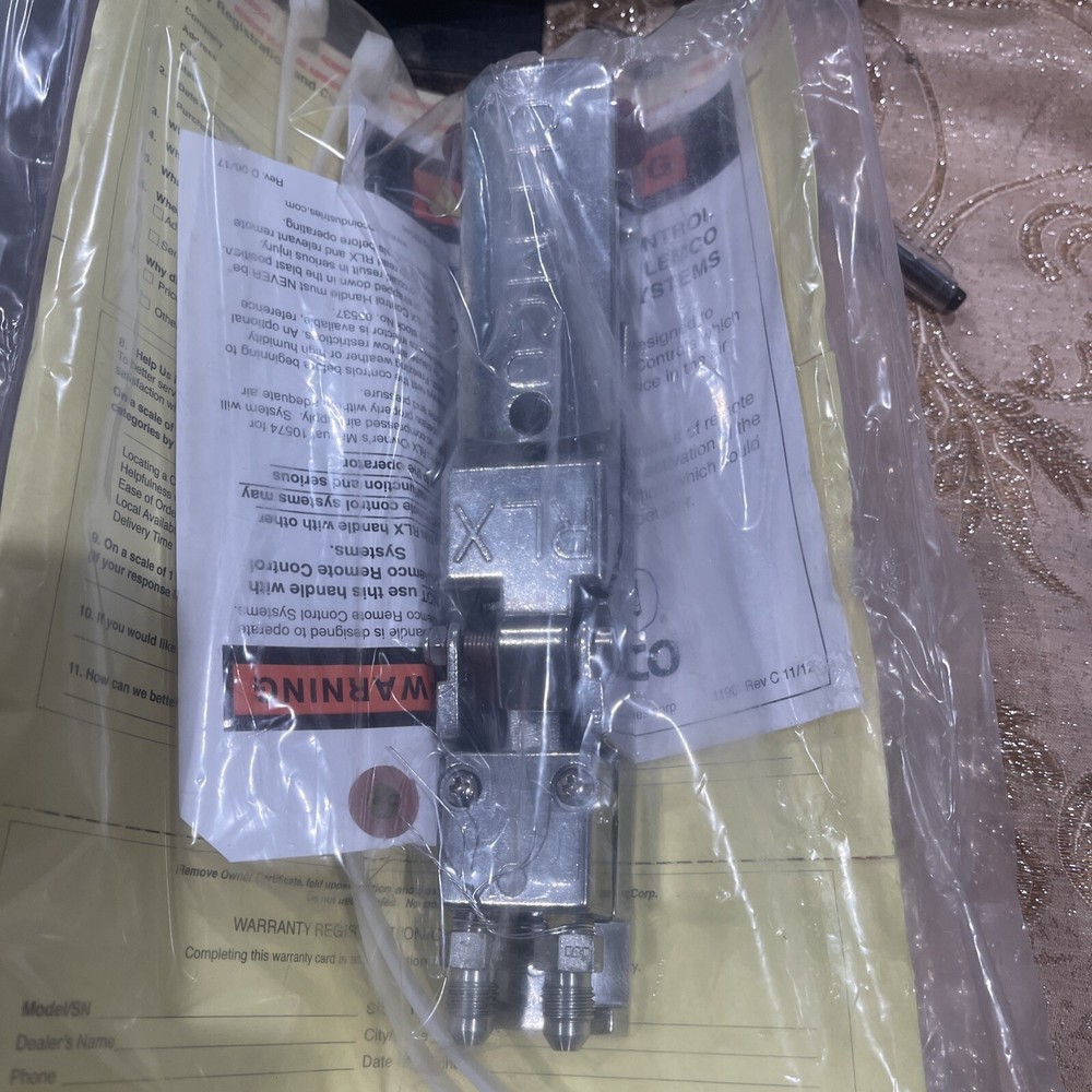 Clemco RLX Pneumatic Control Handle #10565. New.