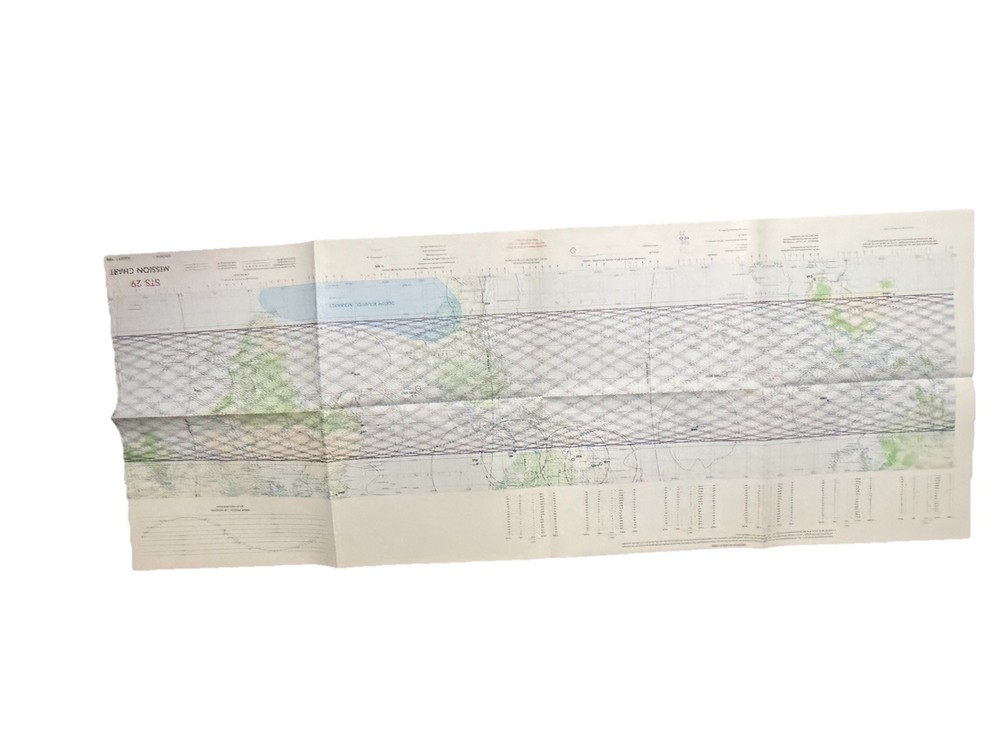 STS-29 MISSION CHART NASA Space Shuttle Mission Chart