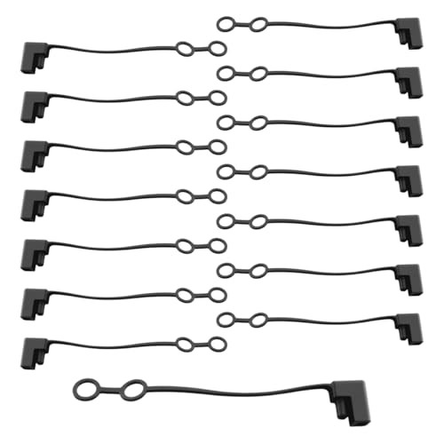 2 Pin Plug Replacement Weather Cap, Waterproof & Dust-Proof SAE Cable 15PCS