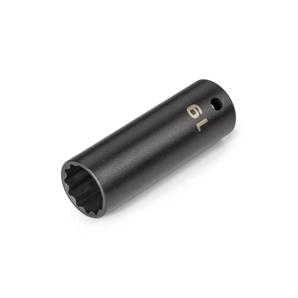 1/2 In. Drive X 19 Mm Deep 12-Point Impact Socket