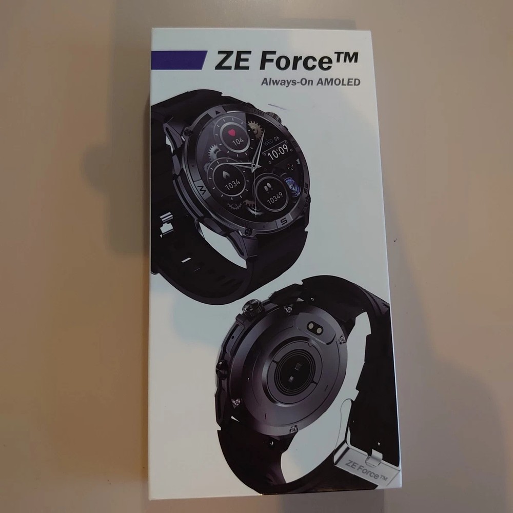 ZE Force Always-On AMOLED Men's Smart Watch