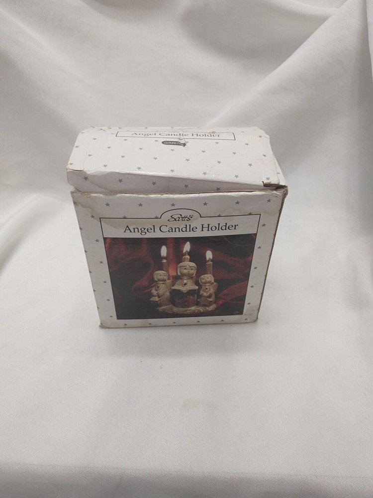 Scotts Collectables Cherub Noel Candle Holder