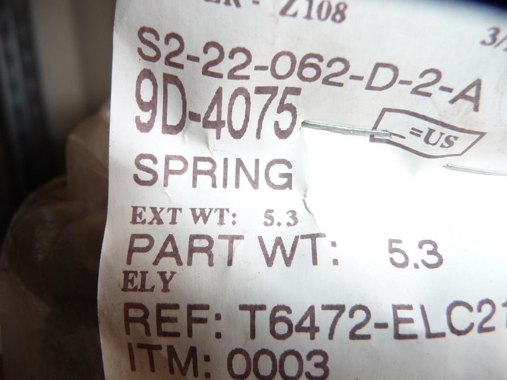 CATERPILLAR SPRING 9D-4075