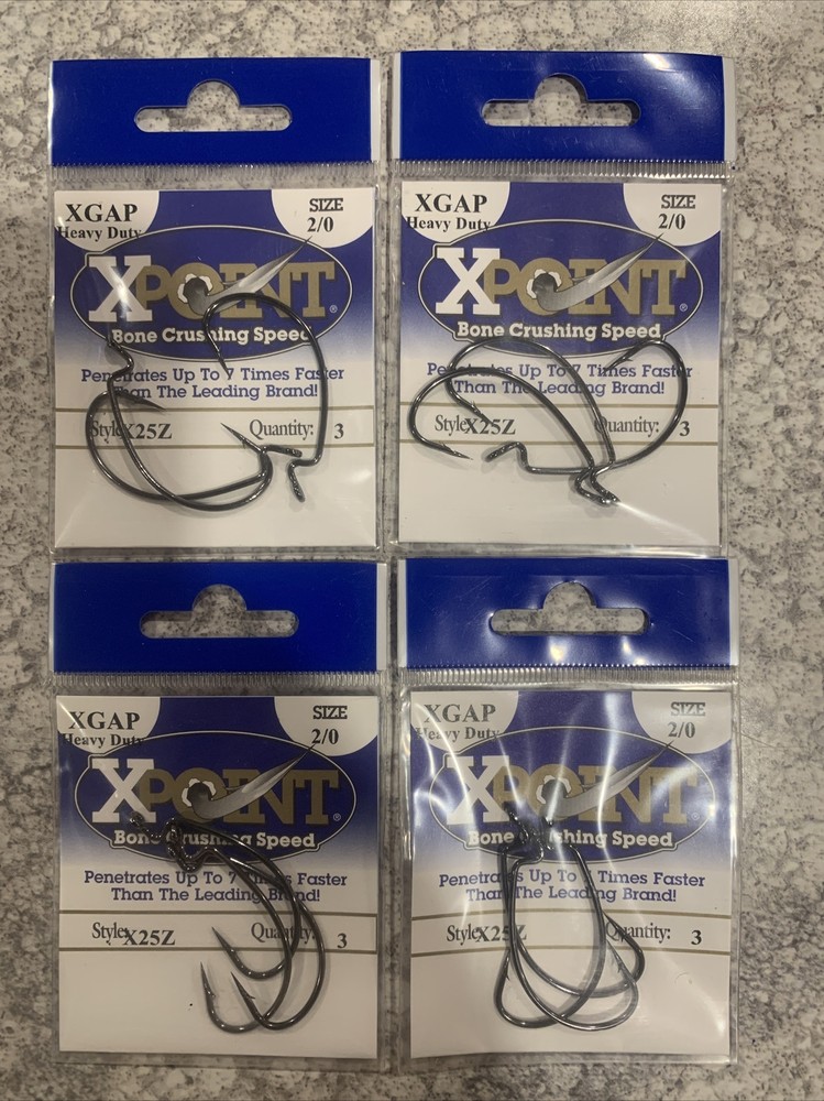 4 Packs X Point XGap HD 2/0 Hooks