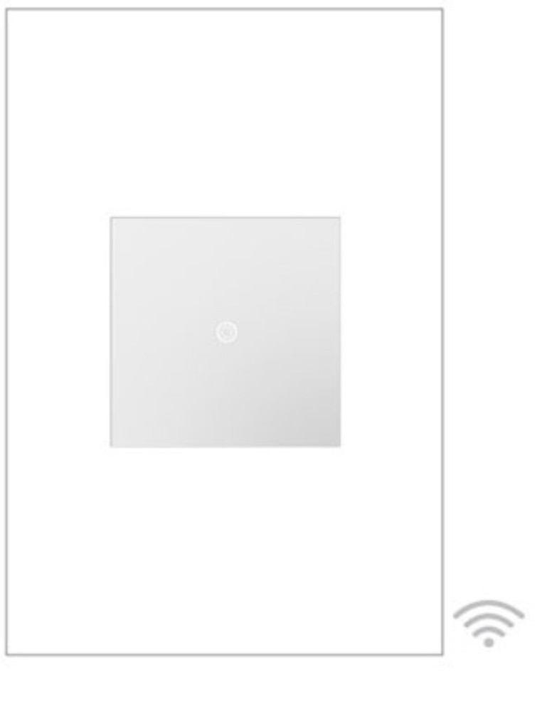 Legrand ASTPRRW1 Square On/Off Wall Switch - White