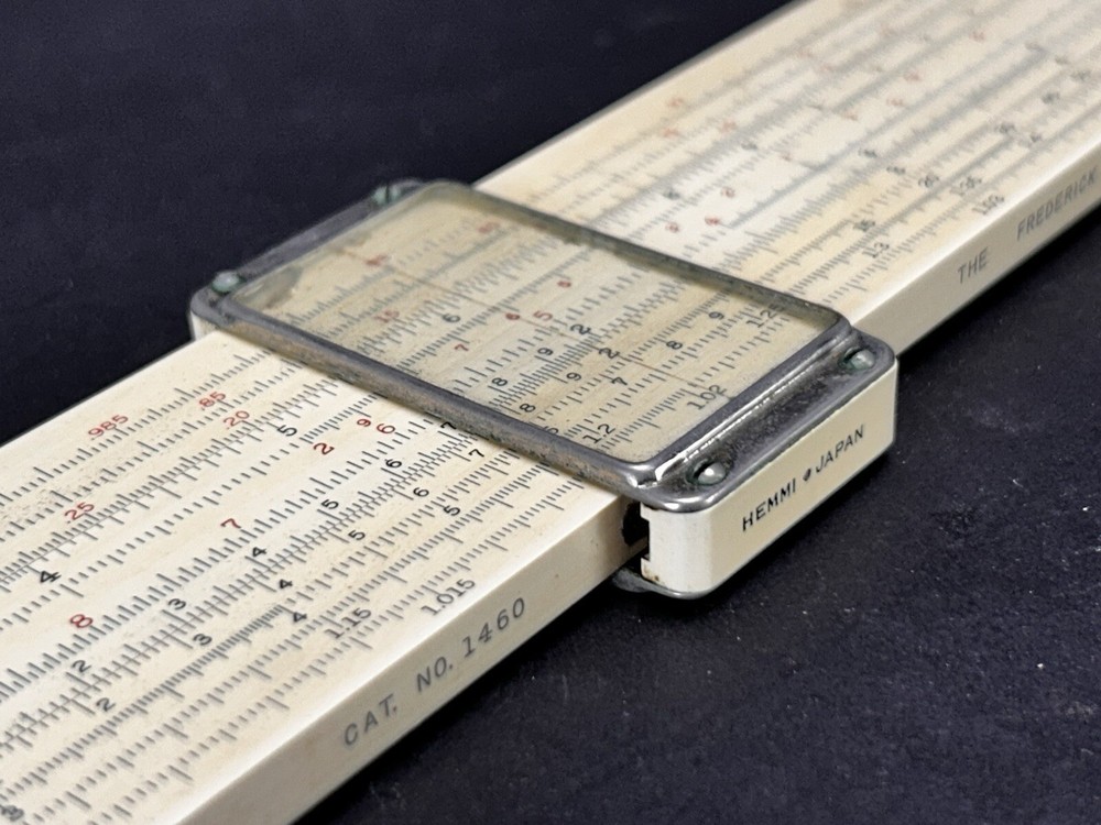 Vintage Post Versalog 1460 Slide Rule with Leather Case