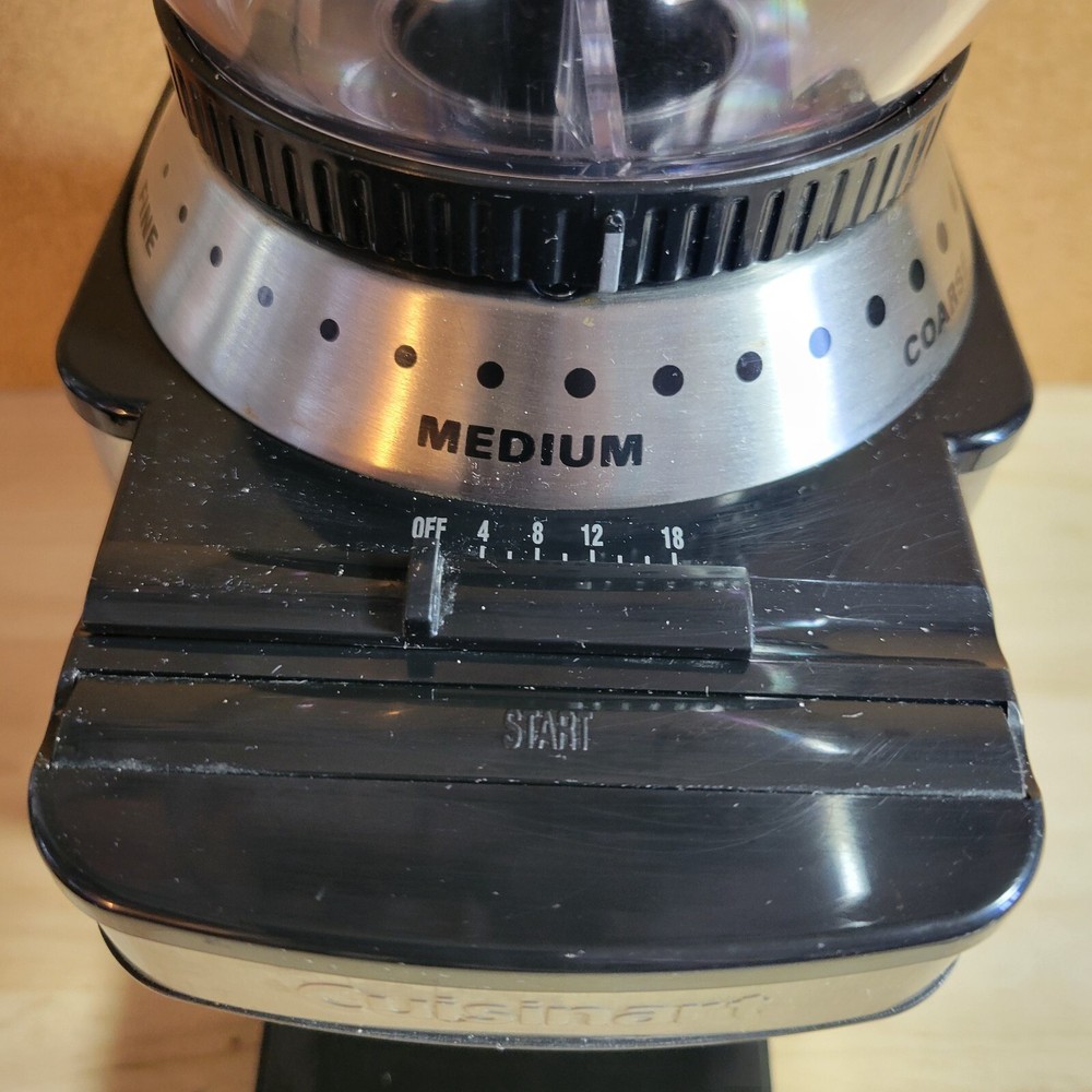 Cuisinart Supreme Grind Automatic Burr Mill DBM-8 Coffee w/User Manual Pre-owned