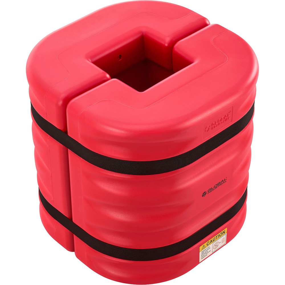 Global Industrial Column Protector 10" Opening 24" H Red