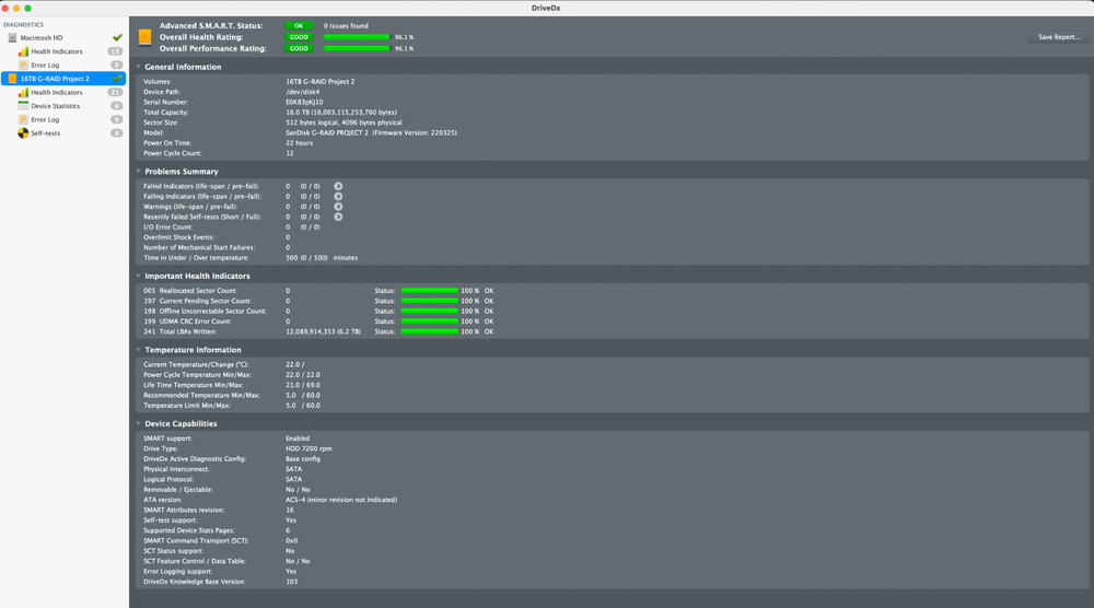 SanDisk Pro 16TB G-RAID Project 2 2-Bay Thunderbolt 3 RAID Array (2 X 8TB)