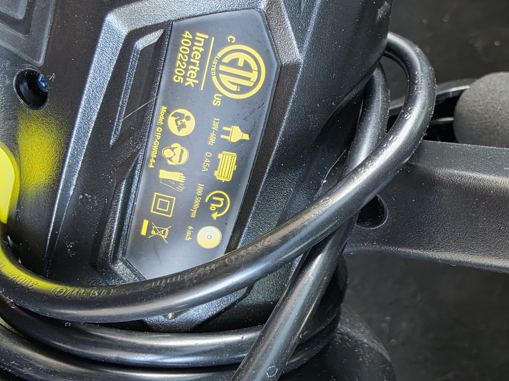 6 Inch Car Buffer Polisher, Random Orbital Variable Speed Buffer Waxer Machine