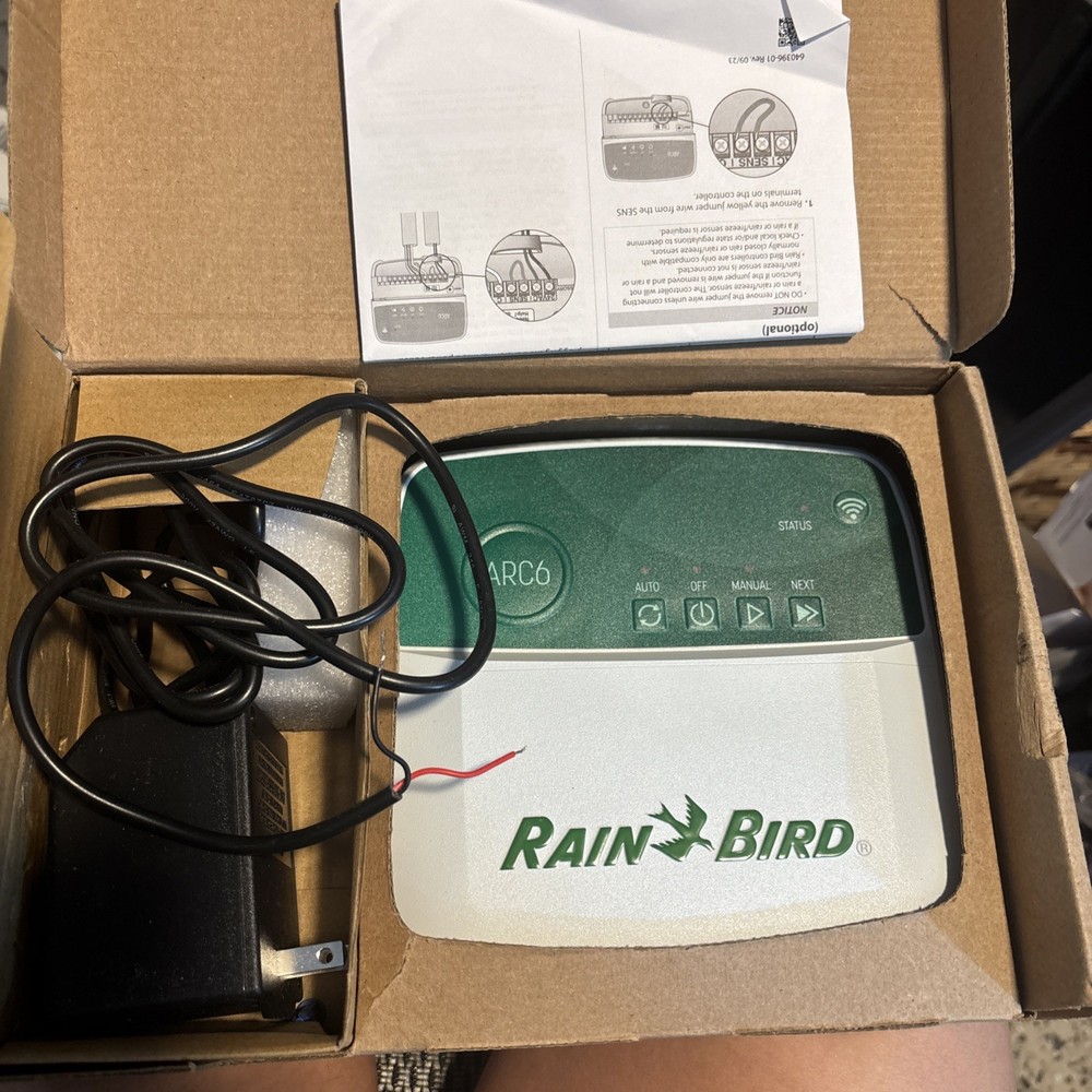 Rain Bird ARC6 Smart Irrigation Controller - 6 Stations - 120V READ