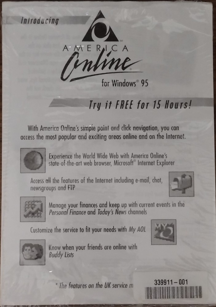 Windows 95 License for COMPAQ PC No CD Open Package.