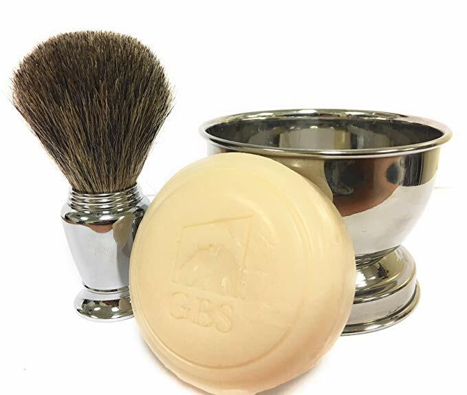 GBS Men's Wet Shaving Set - Chrome