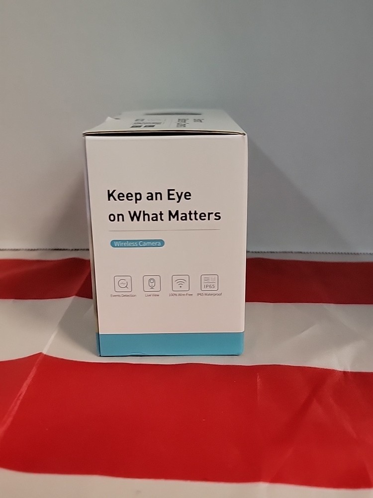 Smart Wireless Battery Security Camera for Home - RoHS