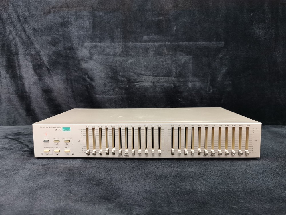 Sansui SE-77 Silver 12 Channels Graphic Equalizer