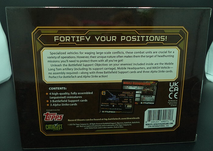 Catalyst Game Labs BattleTech Mercenaries Battlefield Support Objectives SEALED