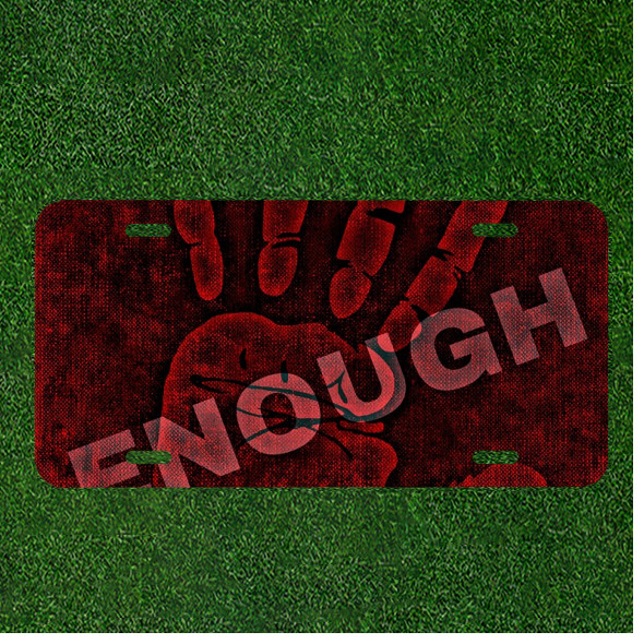 Custom Personalized License Plate Auto Tag With Enough Hand Design