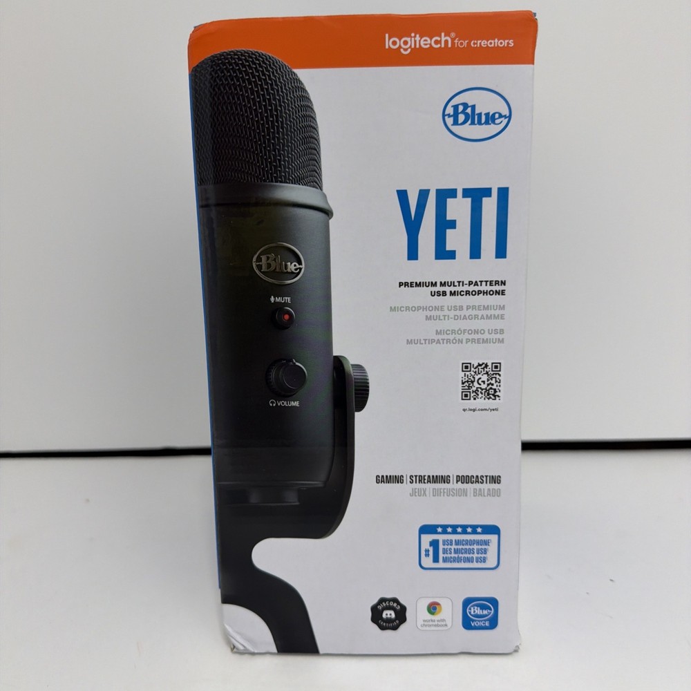 Logitech Creators Blue Yeti USB Microphone for PC, Mac, Gaming, Recording