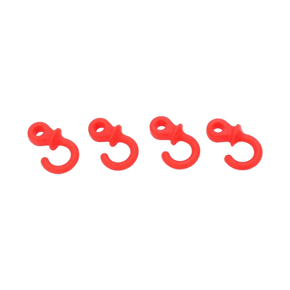 4x Archery String Silencers Monkey Tail Compound Bow String Stabilizer Red