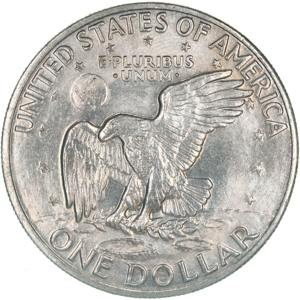 1971 D Eisenhower Dollar AU Ike