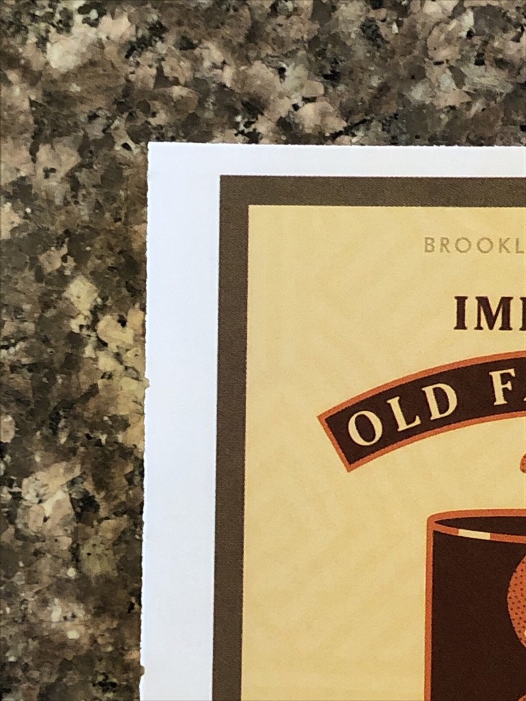 PRINT AD 2016 Brooklyn Brewery Improved Old Fashioned Cocktail Based 4”x5” Ad