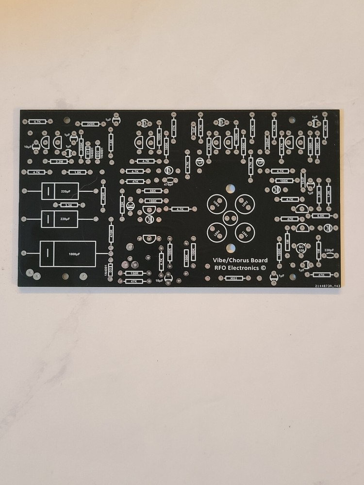 DIY or Replacement Uni-Vibe Printed Circuit Board - Bottom Printed
