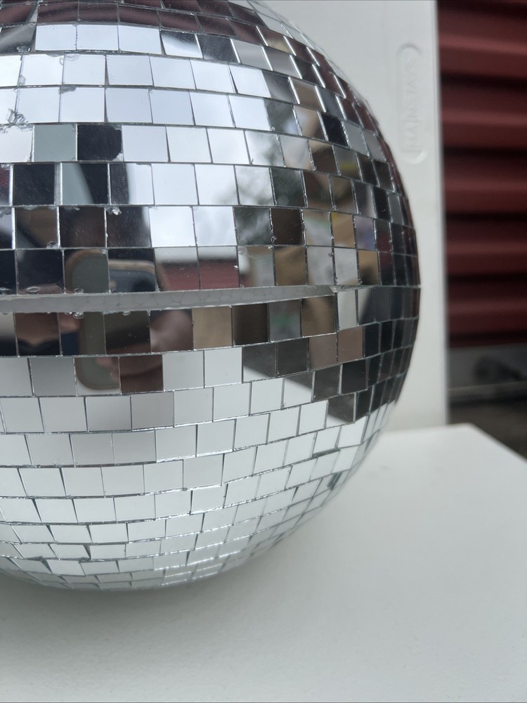 12"Diameter Polyfoam Mirror Disco Ball (Set Of 2)
