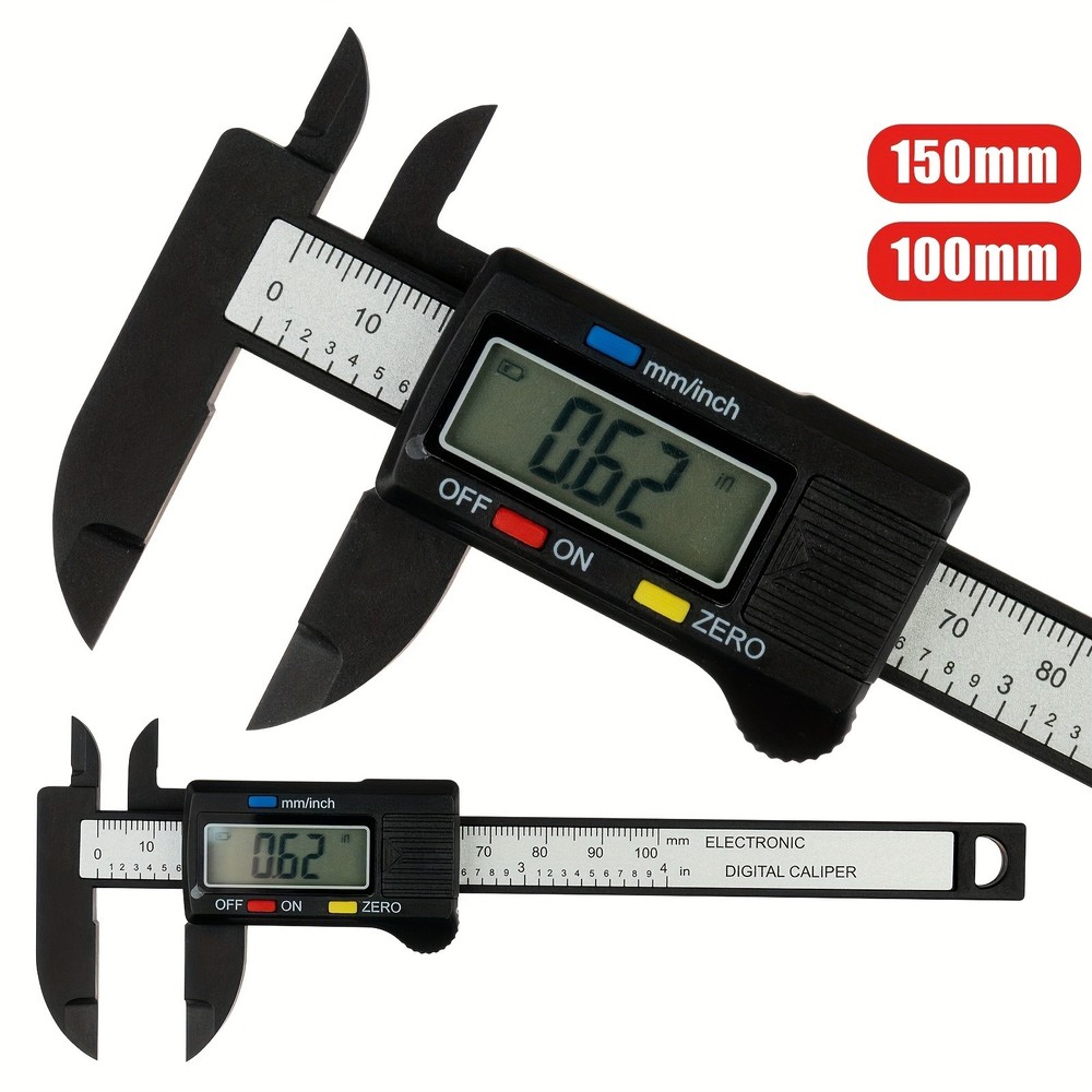 150mm Electronic Digital Plastic Vernier Caliper with LCD Display