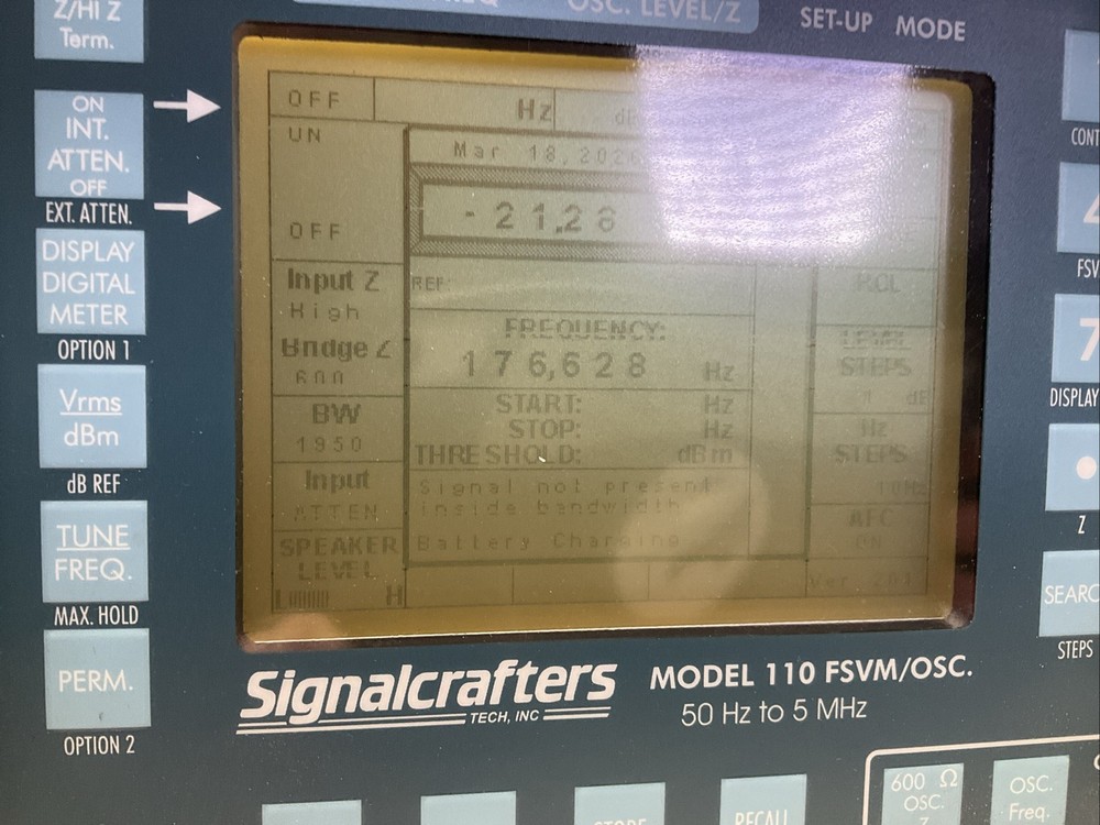 Signalcrafters Model 110 FSVM/OSC