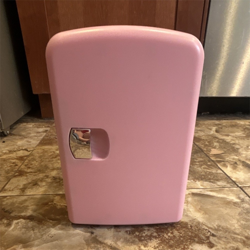 Pink Table Top Mini Fridge Countertop Single Door