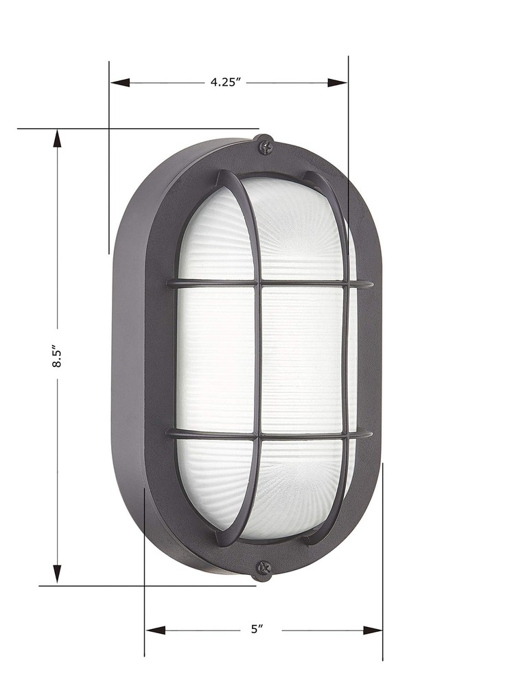 WISBEAM 2 Pack LED Bulkhead Light, Outdoor Wall 2 Pack, Black