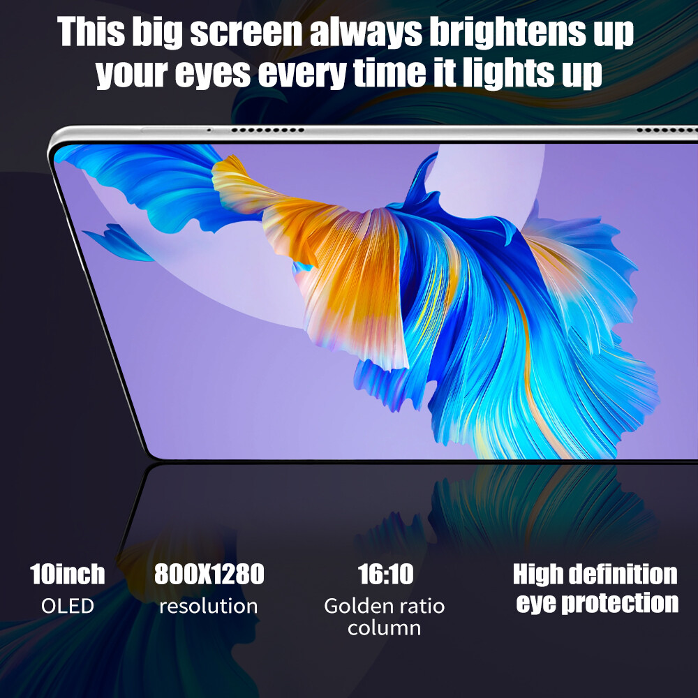 10'' Android 12 Tablet Octa-Core 4+32GB 5000mAh WiFi BT IPS Screen Dual Camera