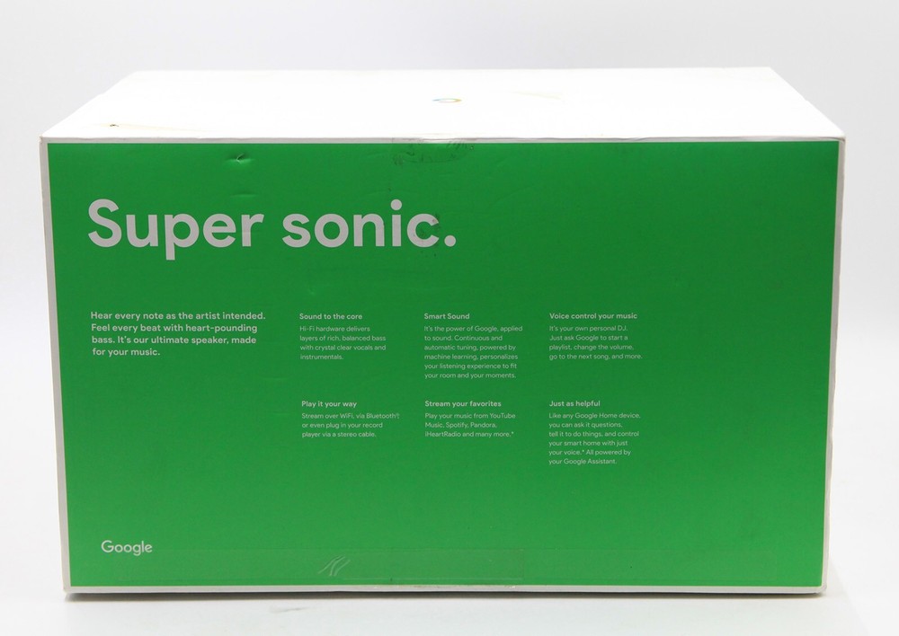 Home Max Smart Assistant Speaker Charcoal for Google