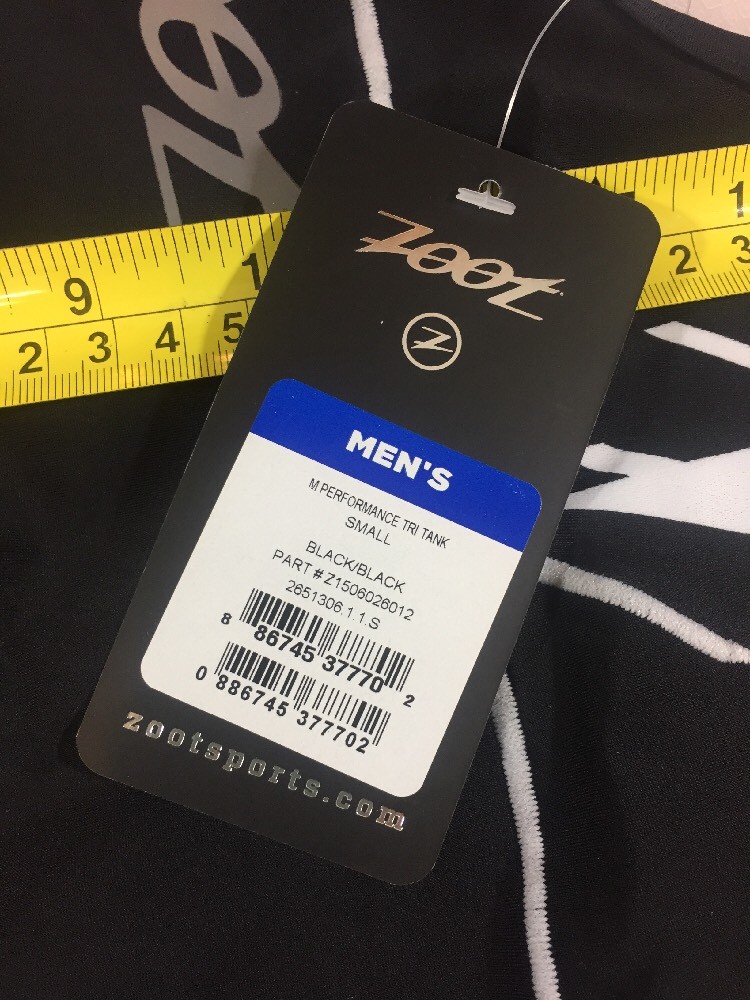 Zoot Mens Performance Tri Top Small S (6109)