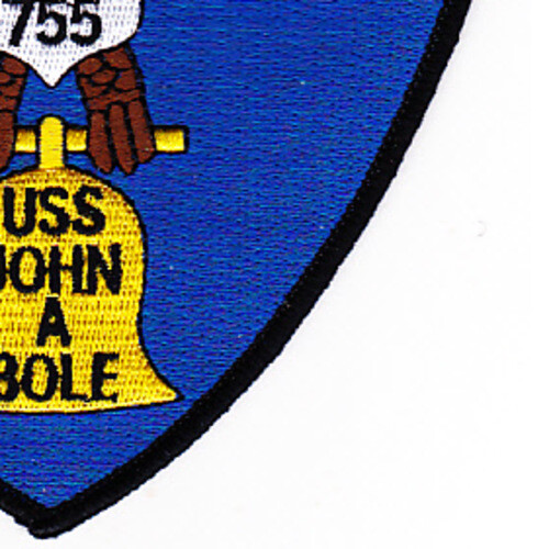 USS John A. Bole DD-755 Destroyer Ship Patch
