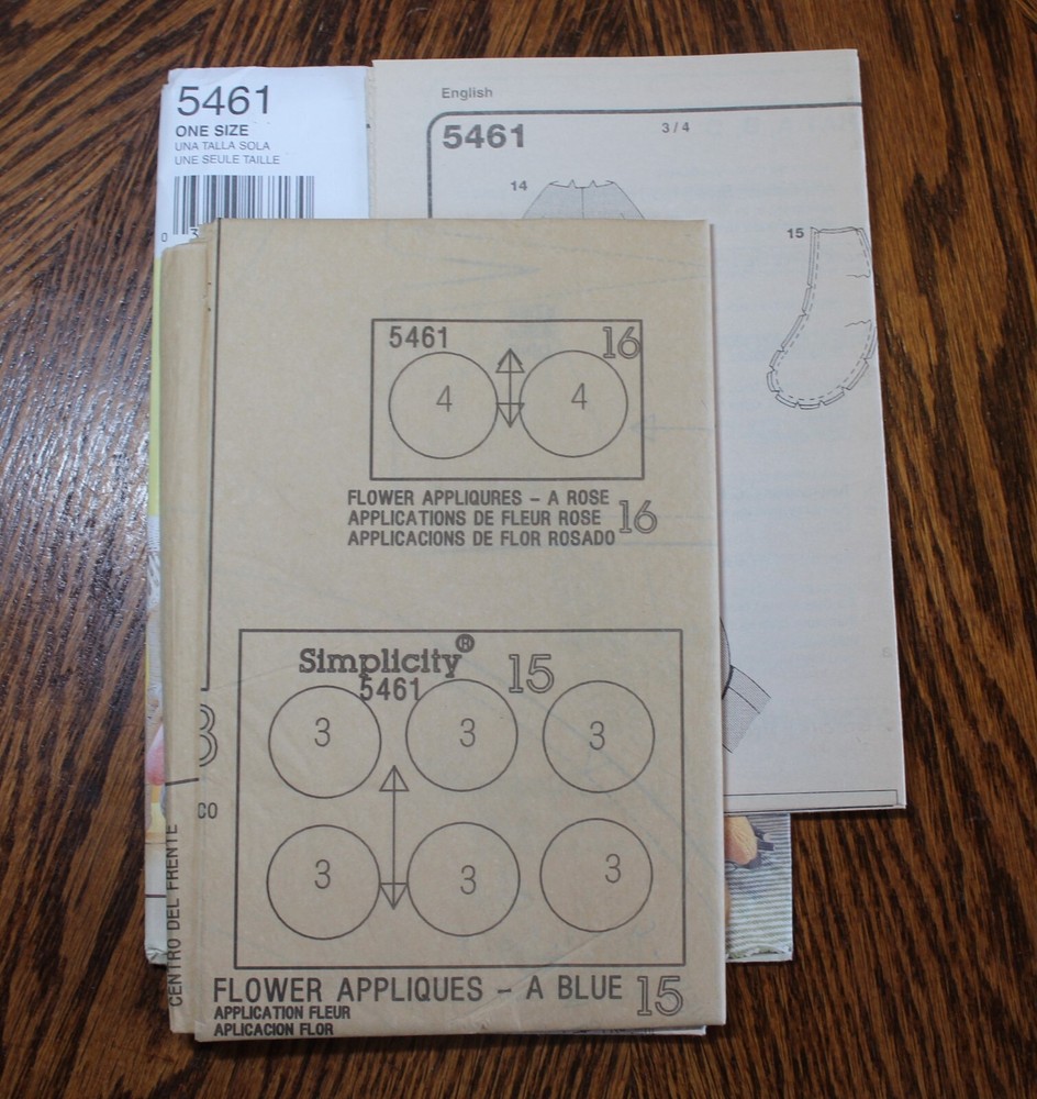 Simplicity 5461 Crafts Elaine Heigl Teddy Bear Pattern, UNCUT