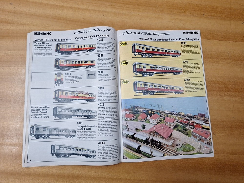 Marklin 1974 Italian Language Catalog 90 Pages
