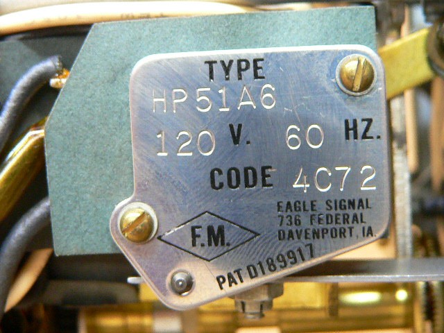 Eagle Signal Hp51a6 Timer 0-60 120 V