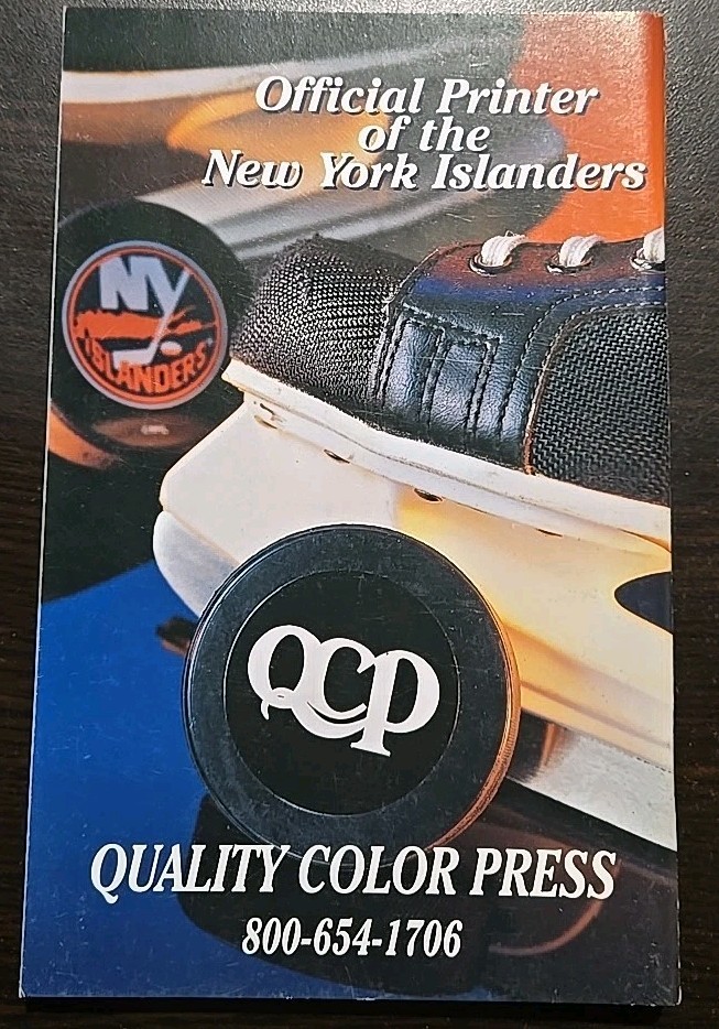 New York Islanders GameTime Program Feb/Mar 2002 Alexei Yashin