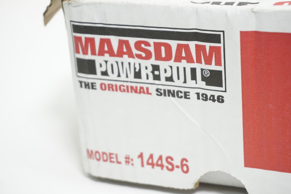 Maasdam Pow'r-Pull 144S-6 Heavy Duty Cable Puller 1 Ton Capacity 12 ft. Reach